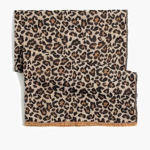 Jcrew leopard blanket scarf